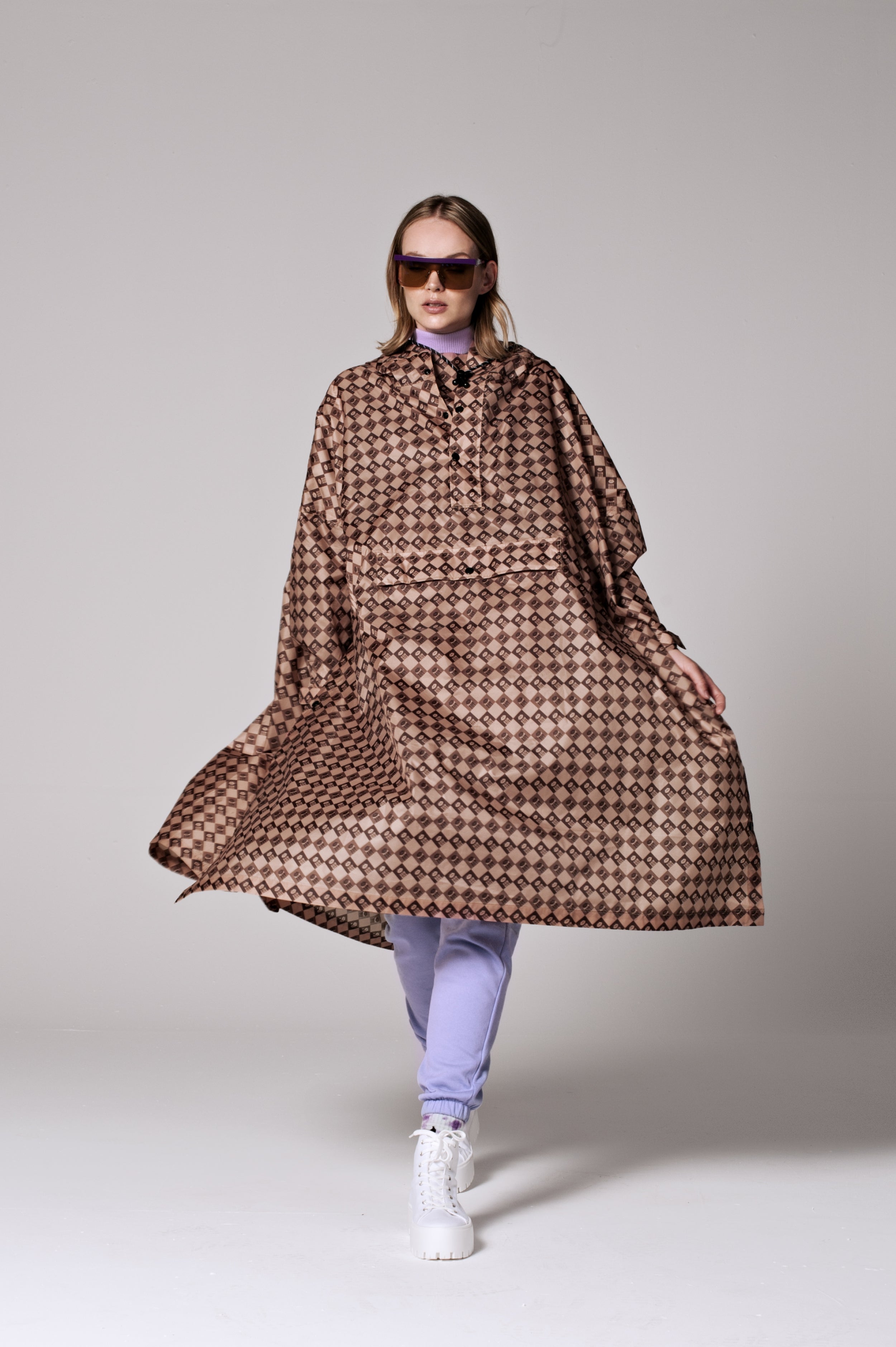 Image of Damier - Rain Poncho